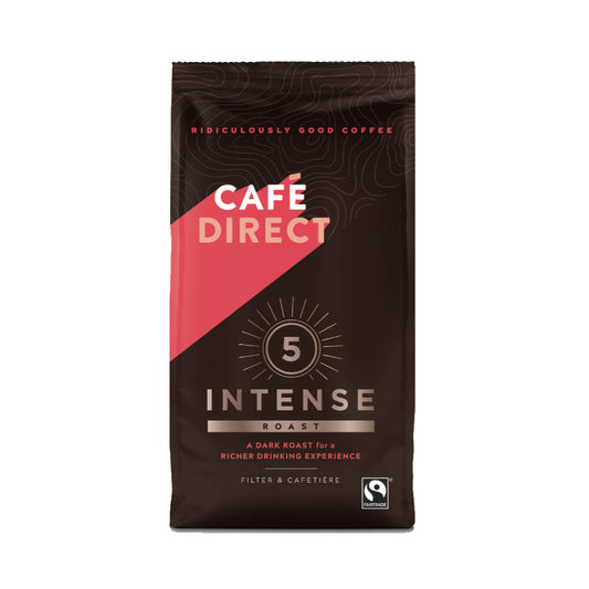 Cafe Direct Fairtrade Intense Roast Ground Coffee (227g)