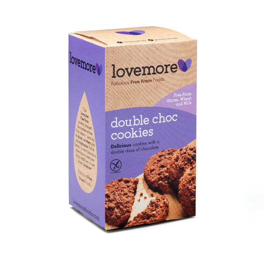 Lovemore Gluten Free Double Choc Cookies (150g)