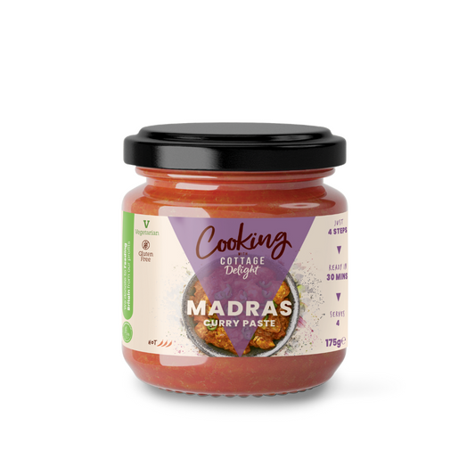 Cooking with Cottage Delight Madras Curry Paste (175g)