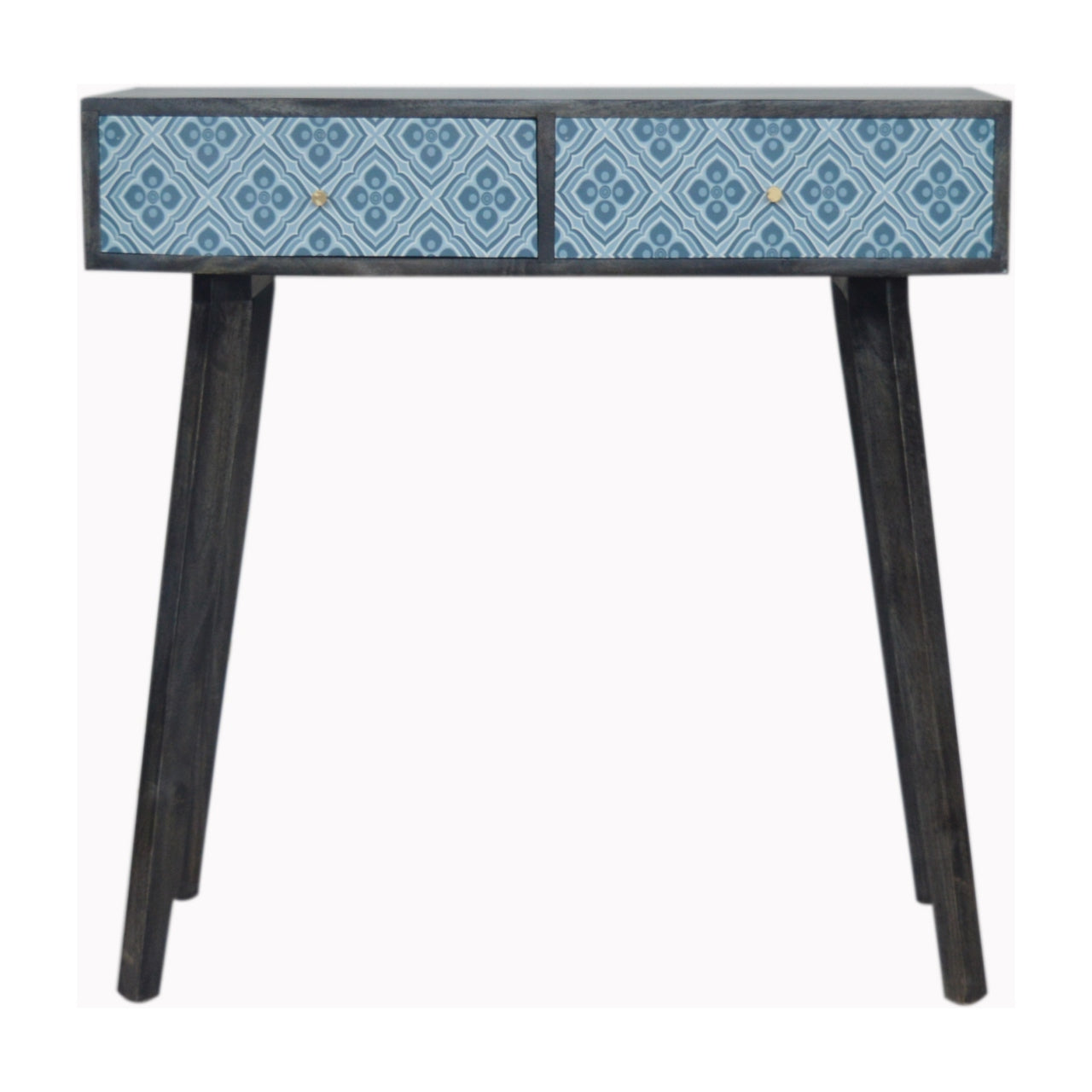 LOCKET - Two Drawer Mango Wood Console Table
