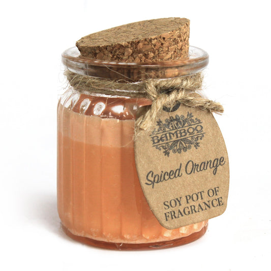 Spiced Orange Soy Pot of Fragrance Candles ( Pack of Two )