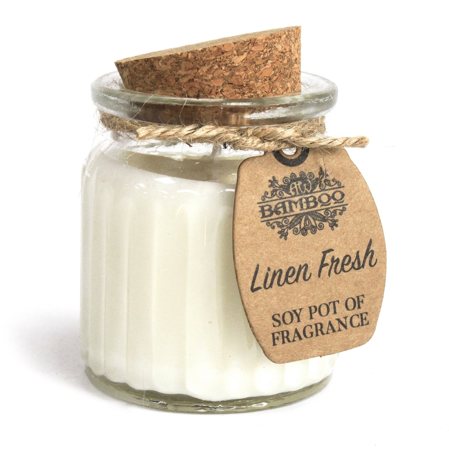 Linen Fresh Soy Pot of Fragrance Candles ( Pack of Two )