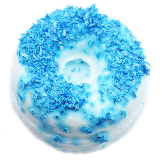 Blue Brush Donut Bath Bomb