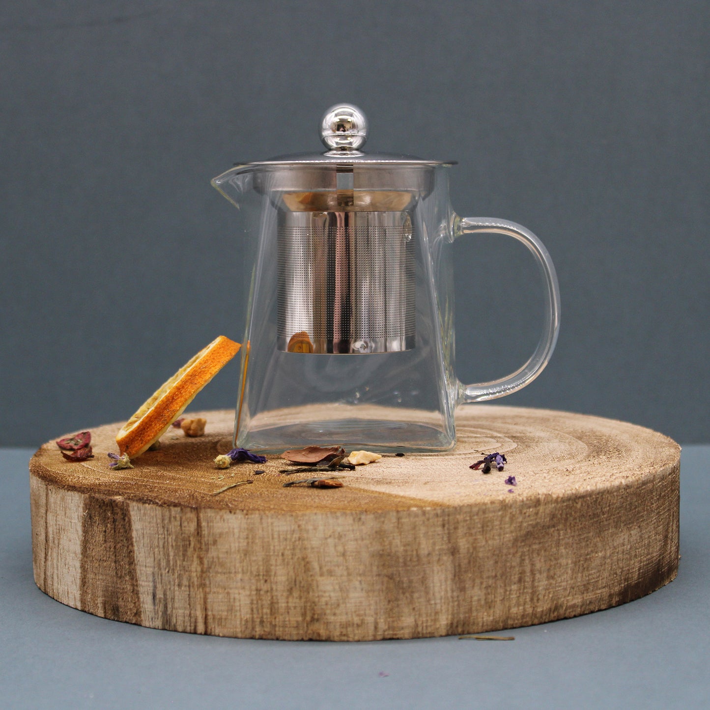 Glass Infuser Teapot - Tower Shape 350ml