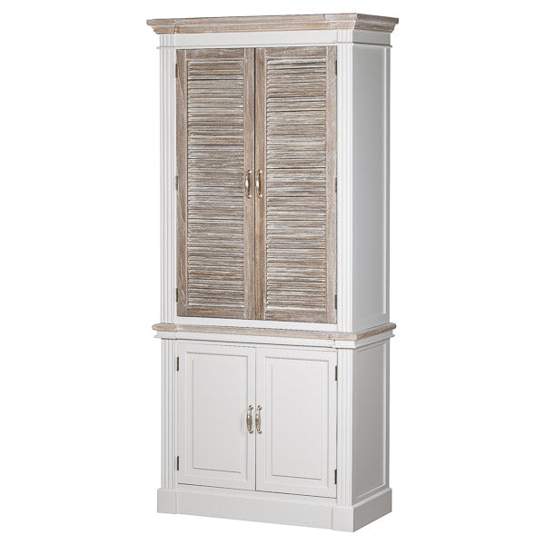 Linen Cupboard With Louvered Doors