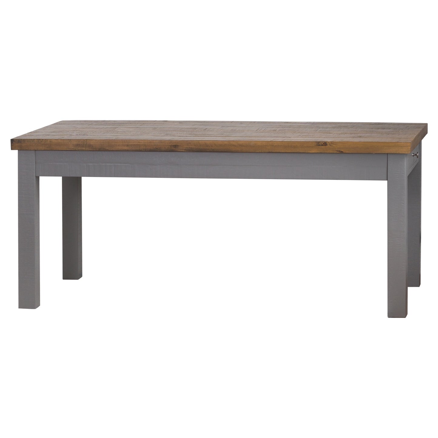 Grey painted 2 Drawer Dining Table Home Furniture