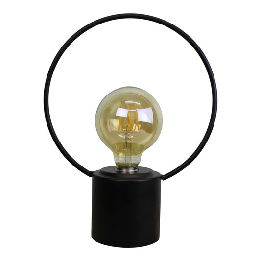 Free Standing Round Wire Lamp