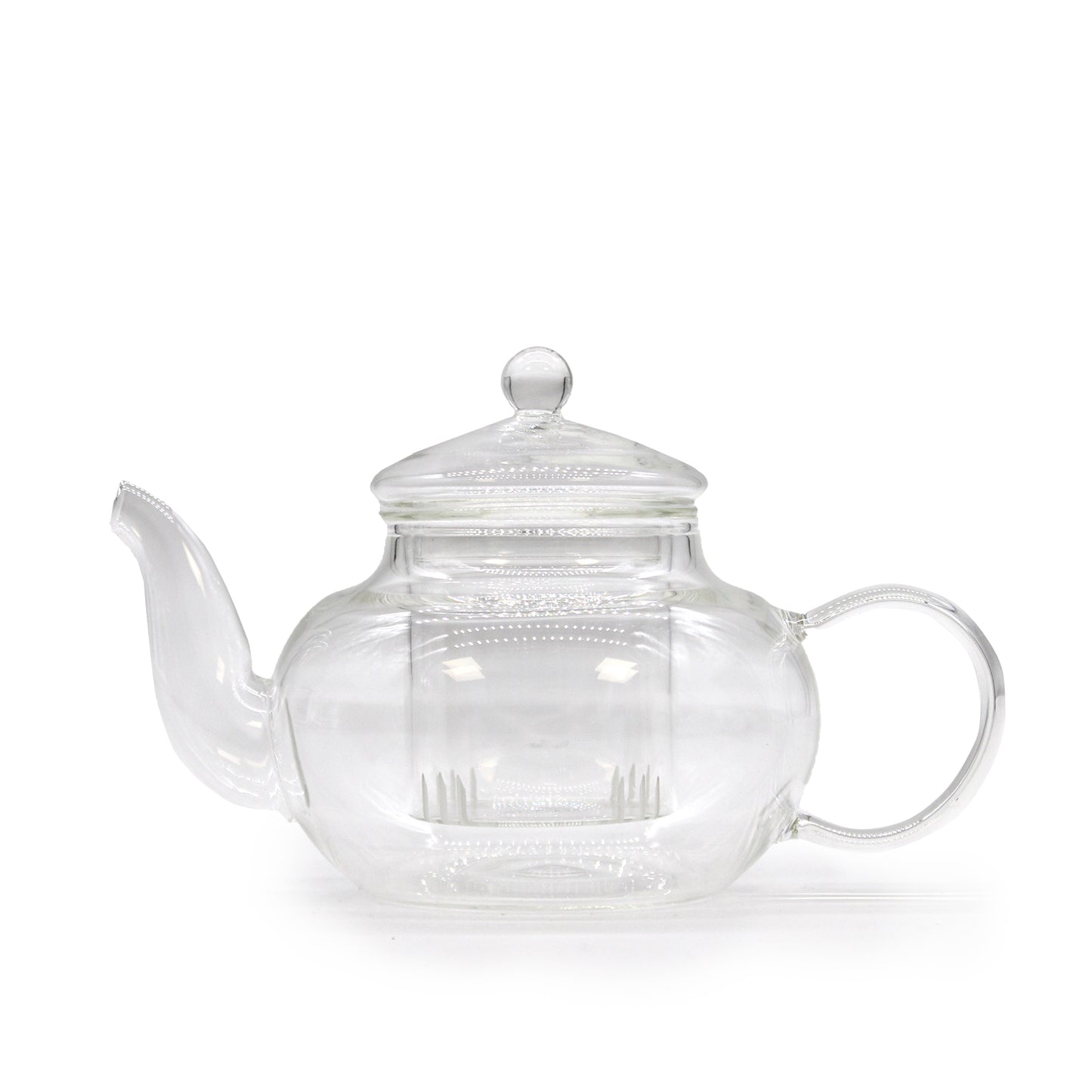 Glass Infuser Teapot - Round Pearl 400ml
