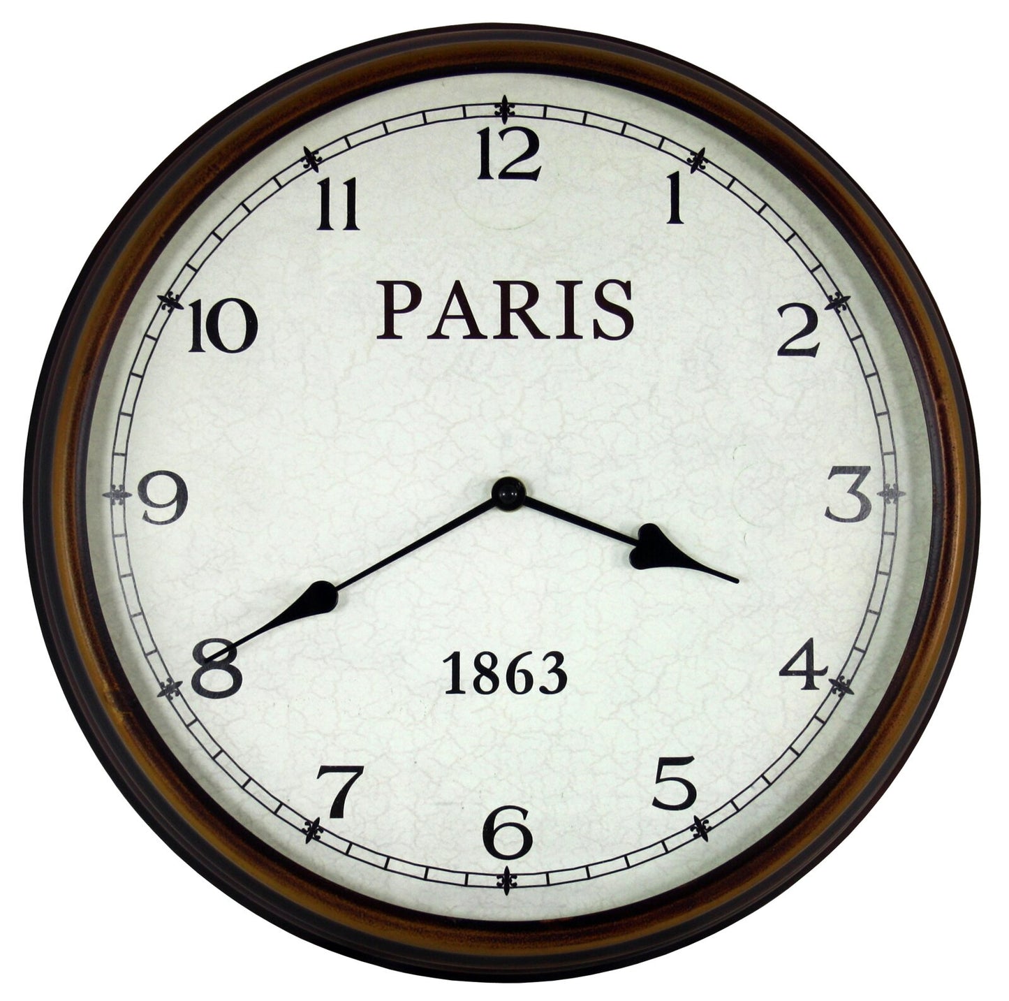Paris Antiqued Clock