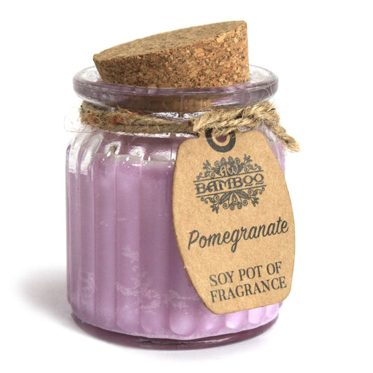 Pomegranate Soy Pot of Fragrance Candles ( Pack of Two )