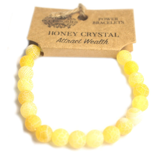 Power Bracelet - Honey Crystal