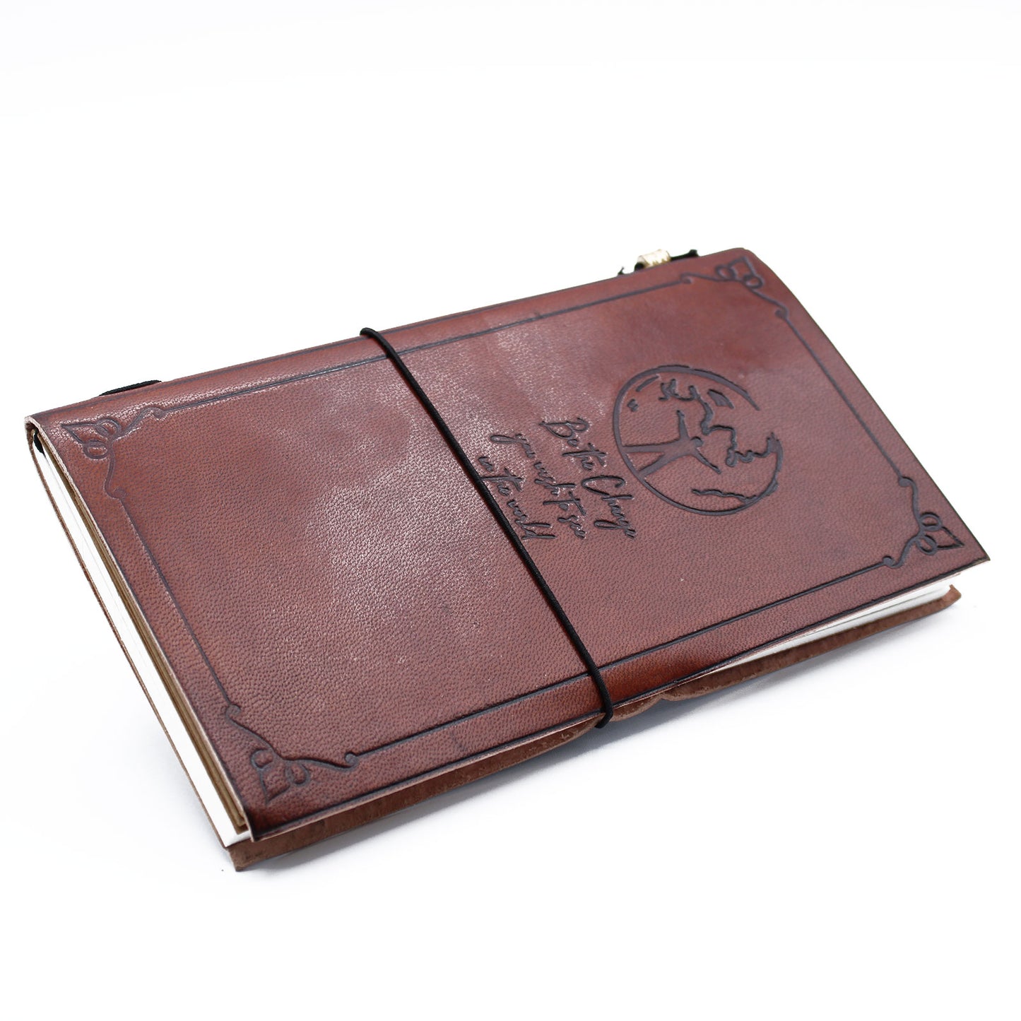 Handmade Leather Journal - Be the Change