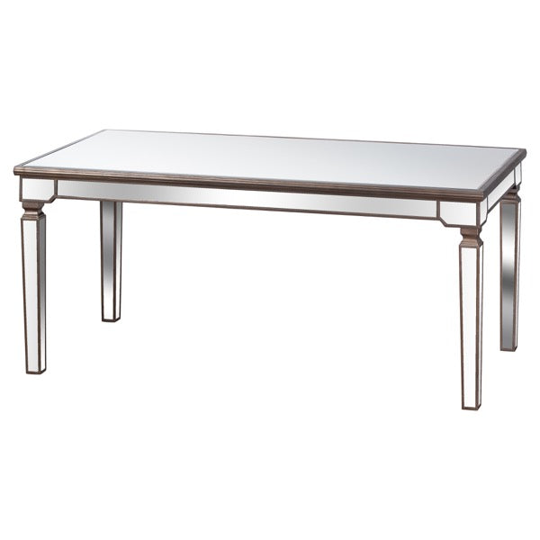 Rectangle Mirrored Dining Table