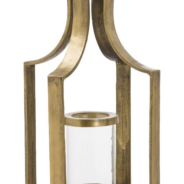 Ohlson Antique Brass large Tea Light Lantern