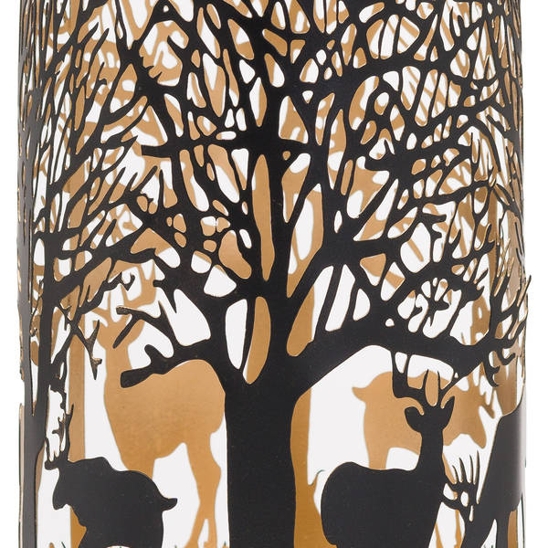 Large Glowray Stag In Forest Lantern