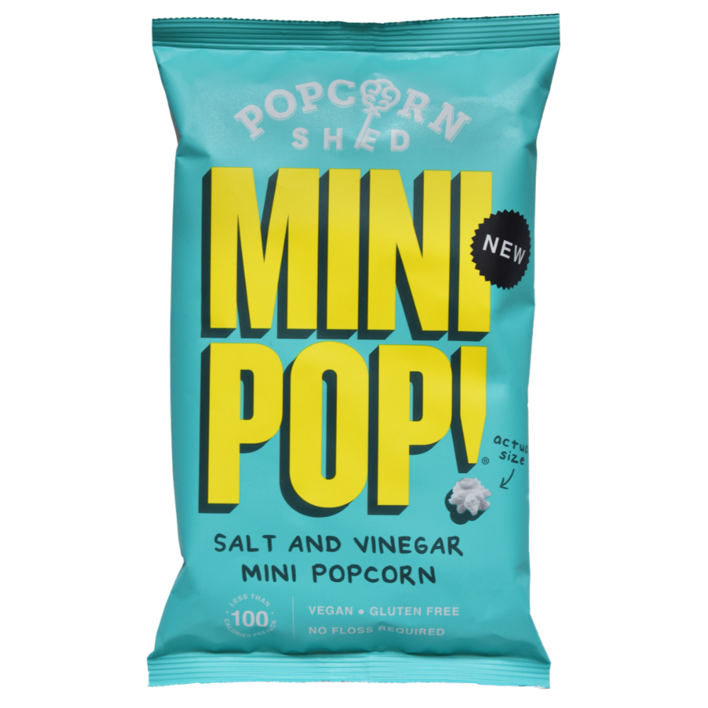 Popcorn Shed Salt & Vinegar Mini Popcorn (24x22g)