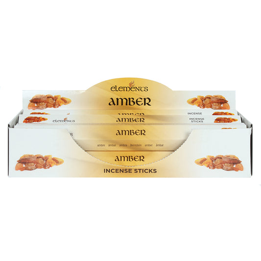 Amber Elements Incense Sticks (Pack of 6 )