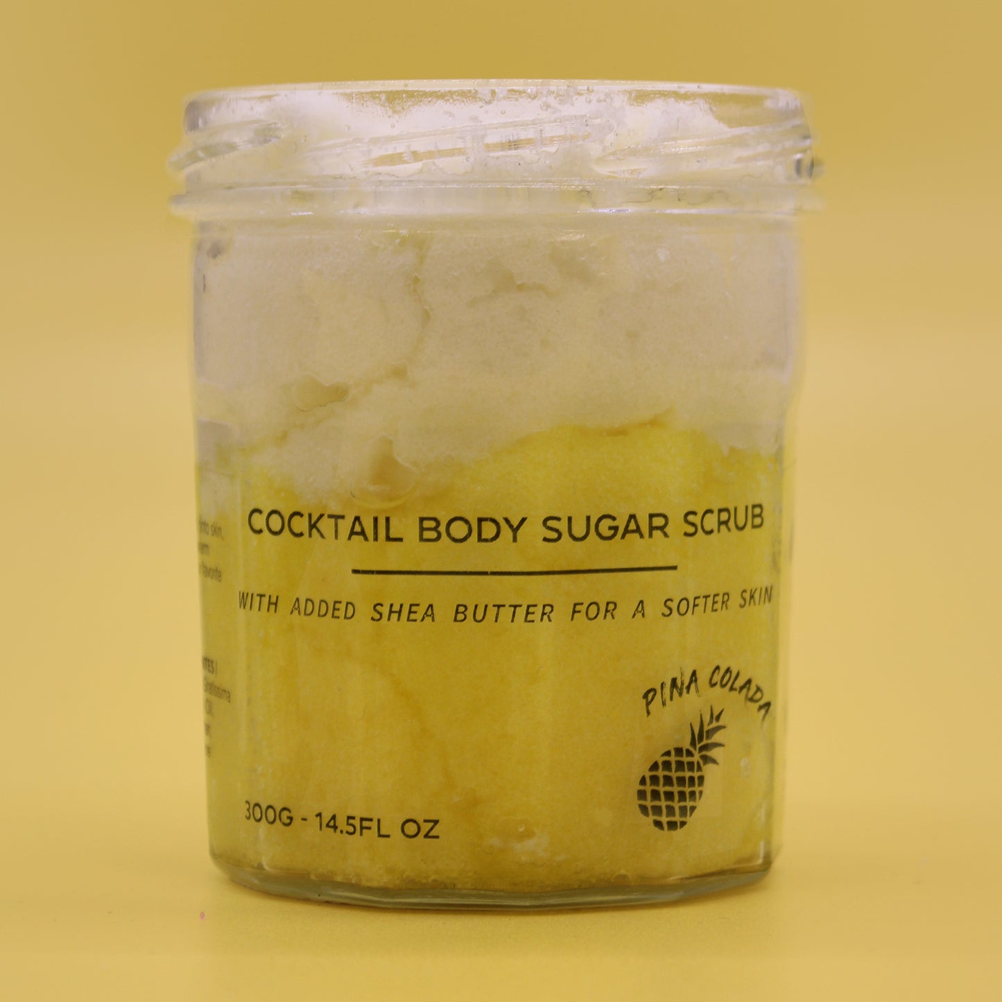 Handmade Sugar Body Scrub - Pinacolada 300g