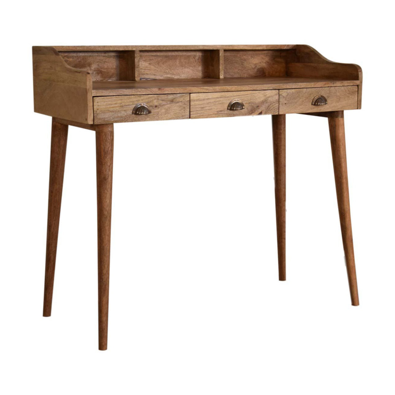 Nordic Style Gallery Back Writing Desk with Cable Access