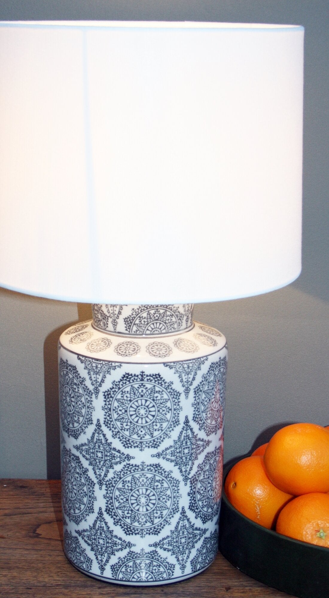 Black Mandala Lamp 50.8cm
