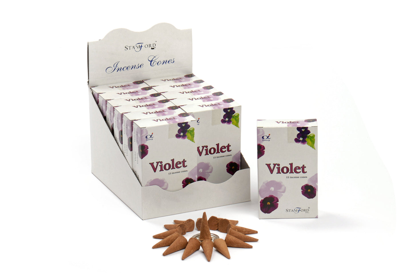 Stamford Incense Cones - Violet
