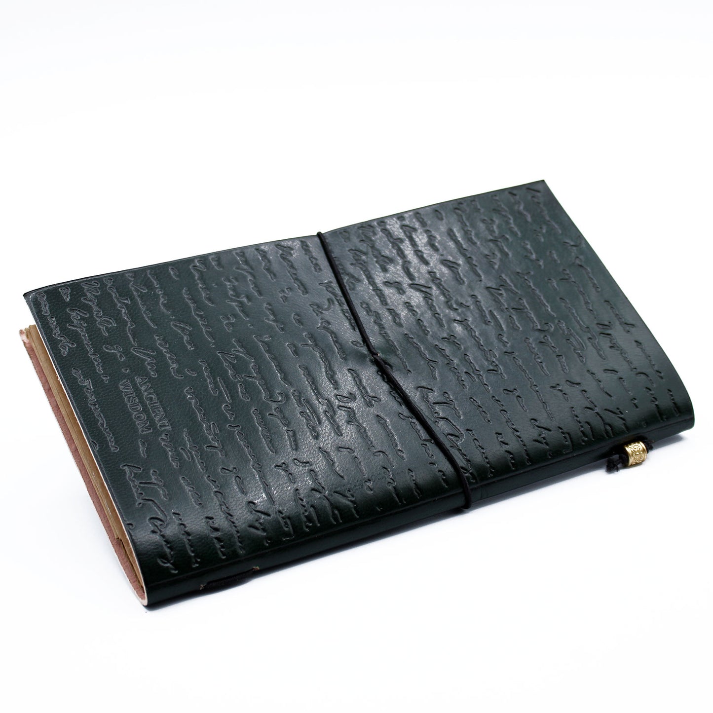 Handmade Leather Journal - If a Story is in You - Green