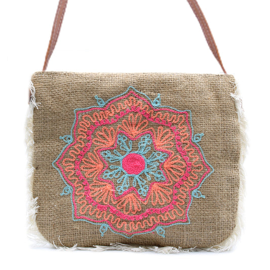 Fringe Bag - Mandala Embroidery