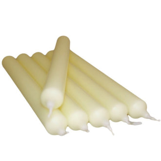 5x Dinner Candles - Ivory