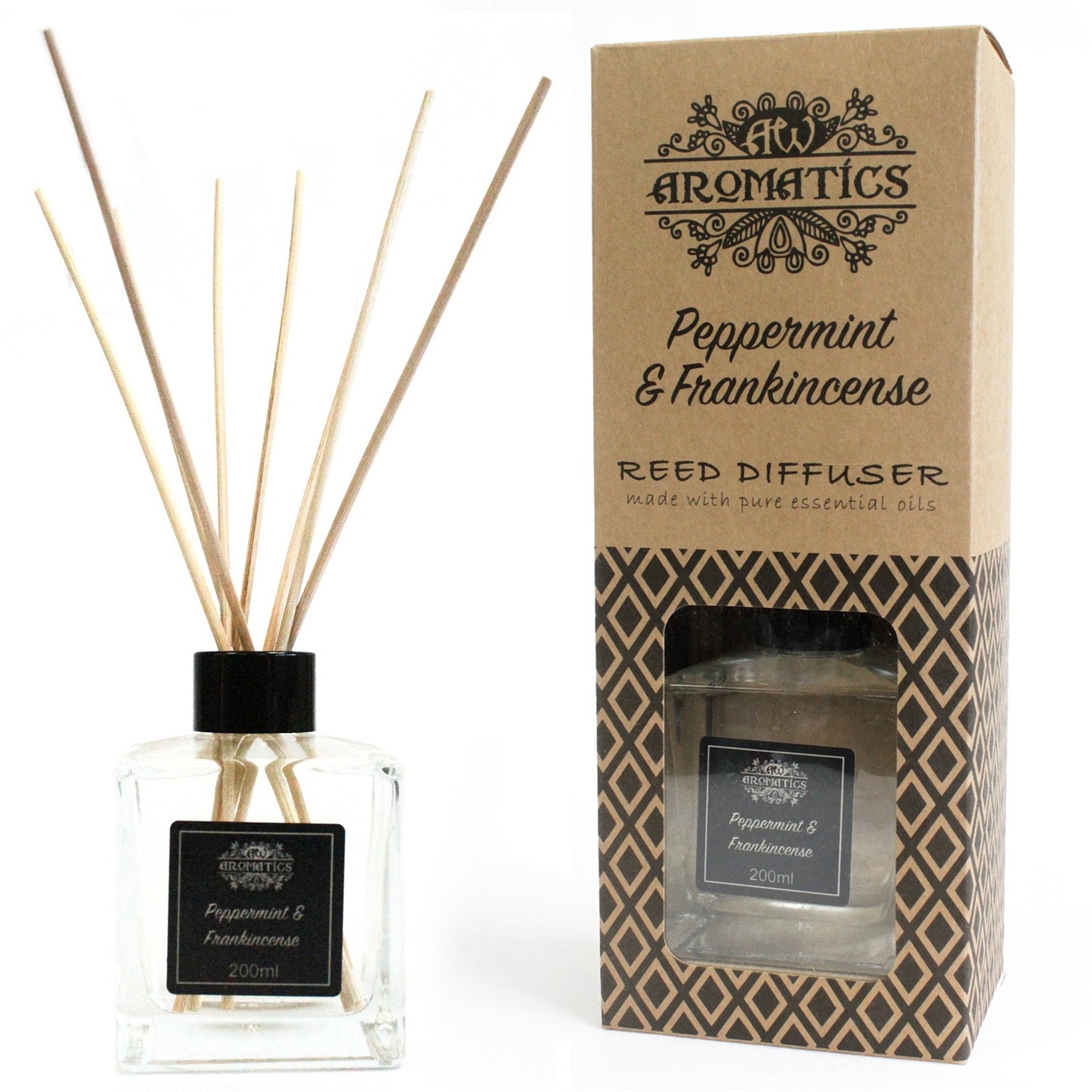 Peppermint & Frankincense Essential Oil Reed Diffuser - 200ml