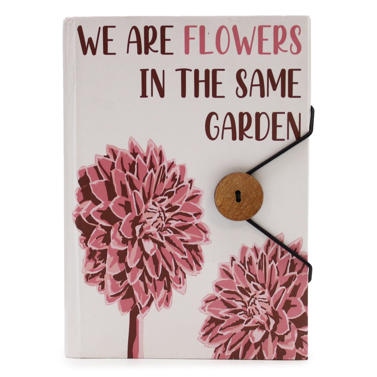 Flowers in the same garden 200 page Notebook