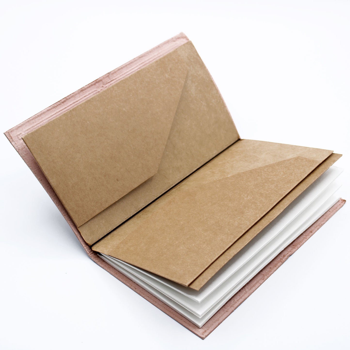 Handmade Leather Journal - My Bucket List Book - Brown