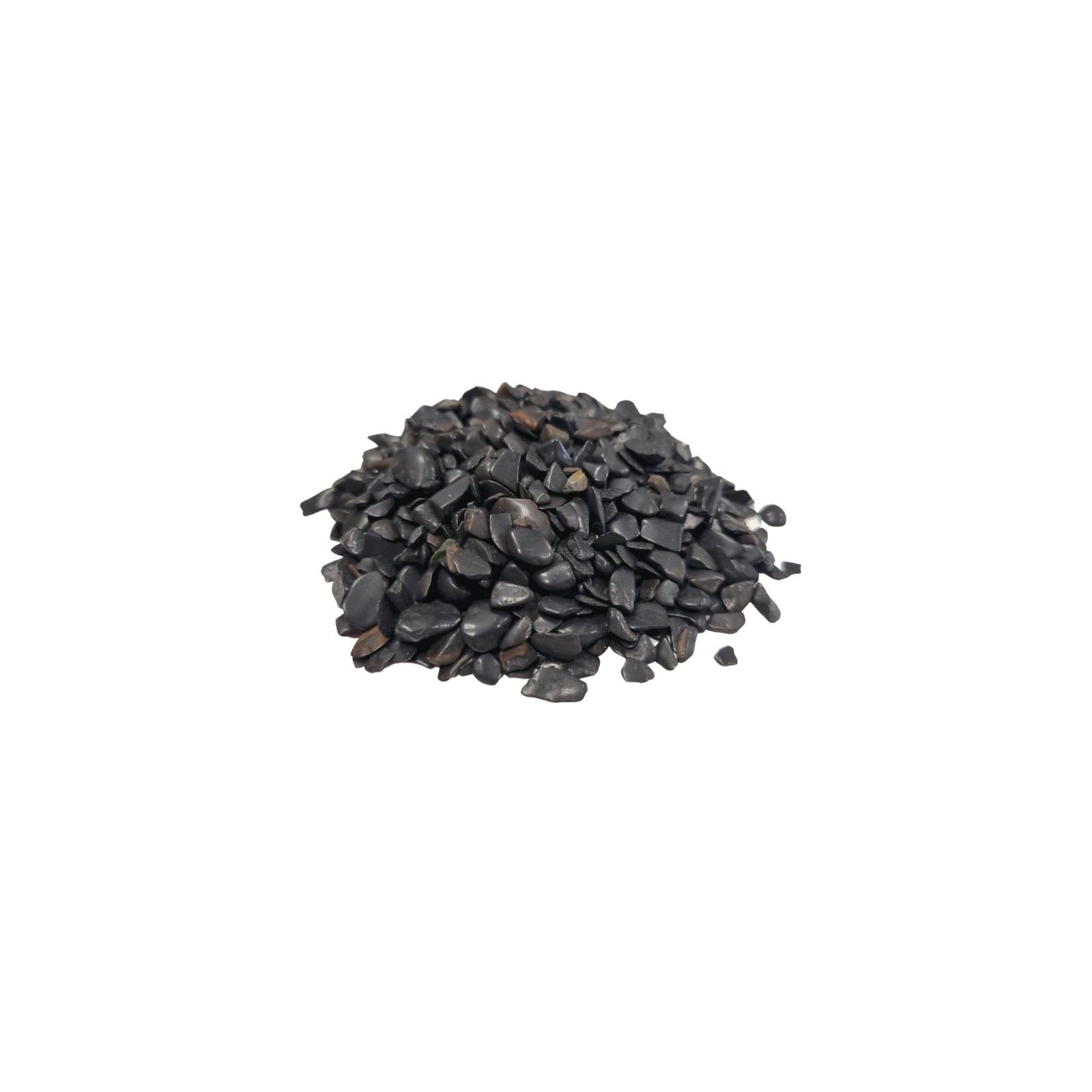 Black Tourmaline Gemstone Chips  - 1kg