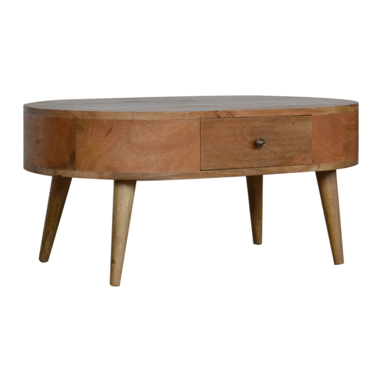 Circular Solid Wood  Coffee Table