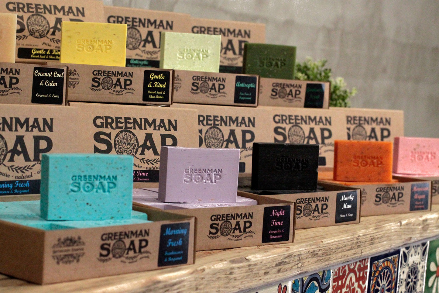 Greenman Soap Slice 100g - Morning Fresh - Frankincense & Bergamot