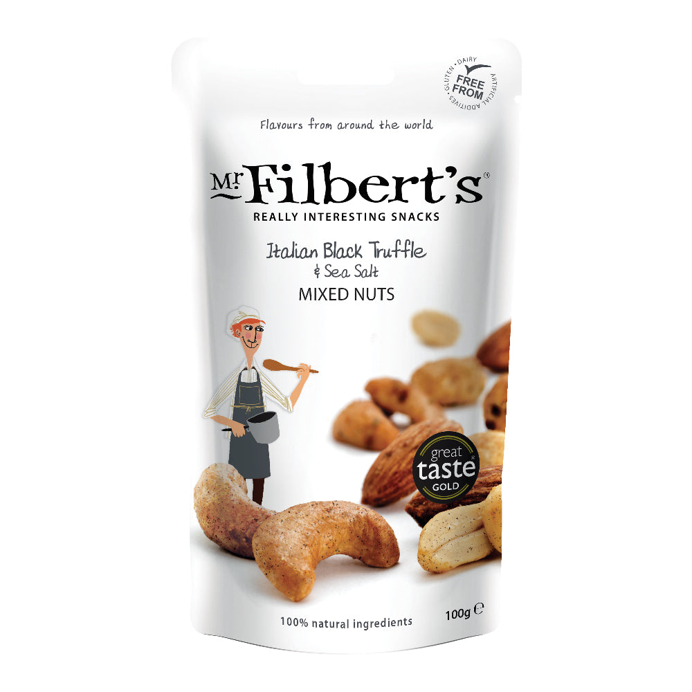 Mr Filbert's Italian Black Truffle & Sea Salt Mixed Nuts (100g)