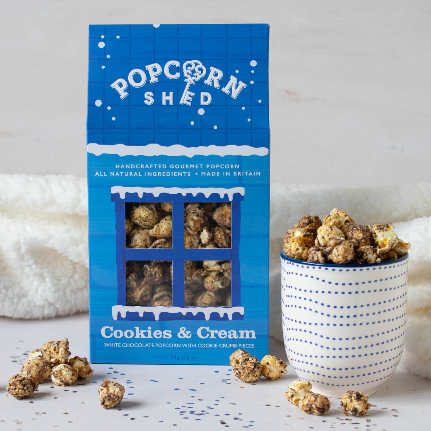 Popcorn Shed Cookies & Cream Popcorn Shed (80g)