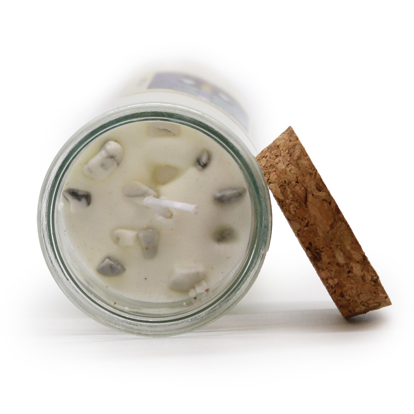 Magic Spell Candle - Cleansing - Sage and Peppermint - White Jasper