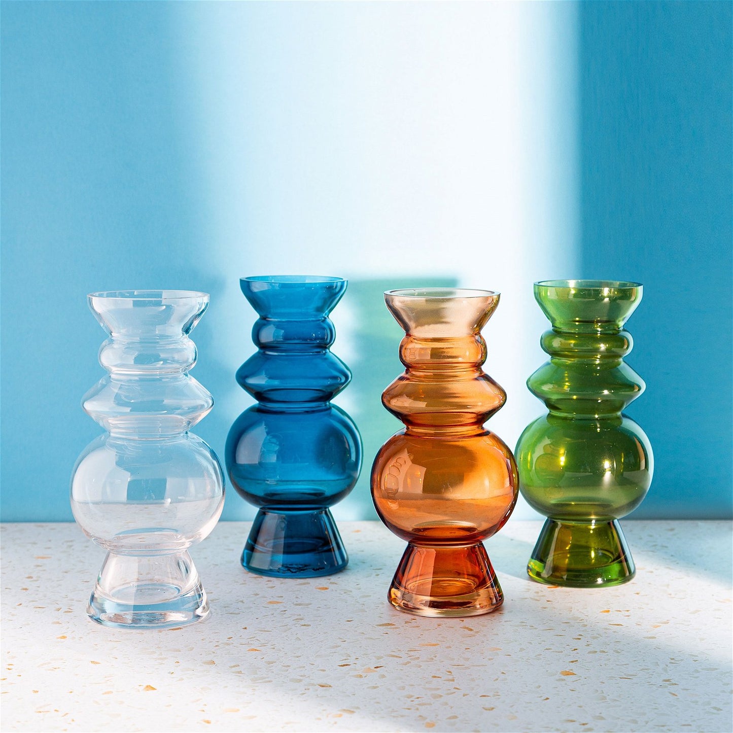 Selina Glass Vase Green