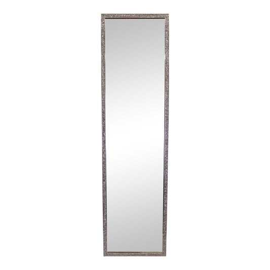 Tall and  Slim Jewelled Frame Mirror