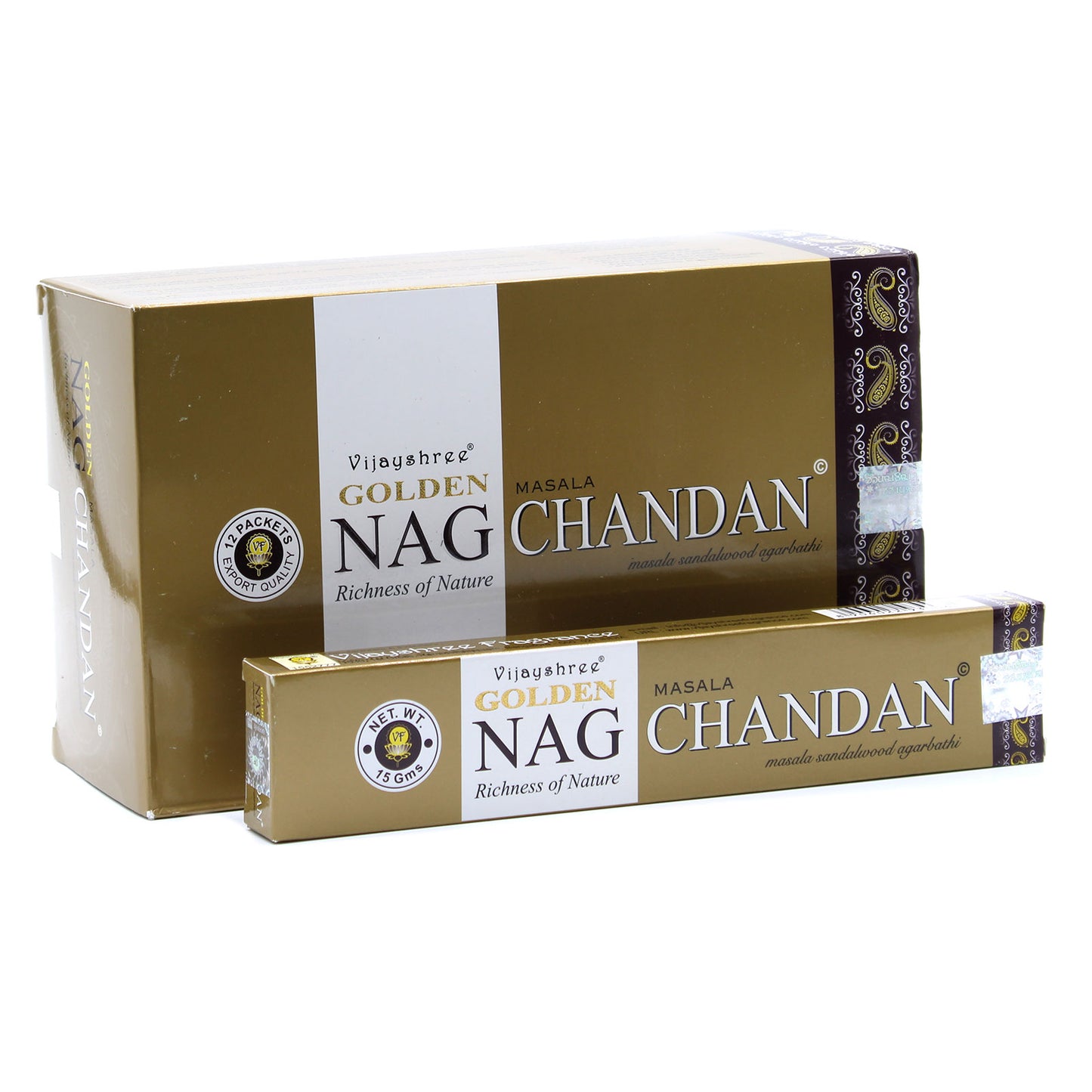 15g Golden Nag Champa Incense Sticks- Champa Incense