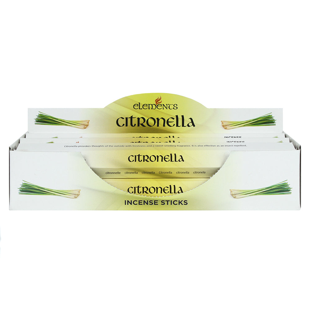 Citronella Elements Incense Sticks (Pack of 6 )