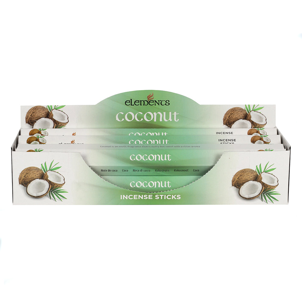 Coconut  Elements Incense Sticks (Pack of 6 )