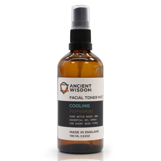 Witch Hazel with Peppermint 100ml Facial Toner Mist - Cooling