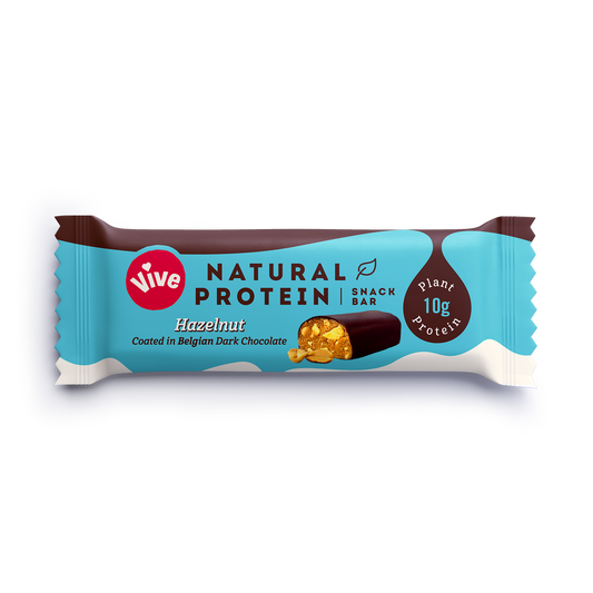 Vive Hazelnut Natural Protein Snack Bar (12x50g)