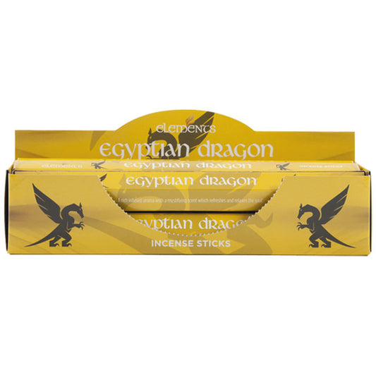 Egyptian Dragon Elements Incense Sticks (Pack of 6 )