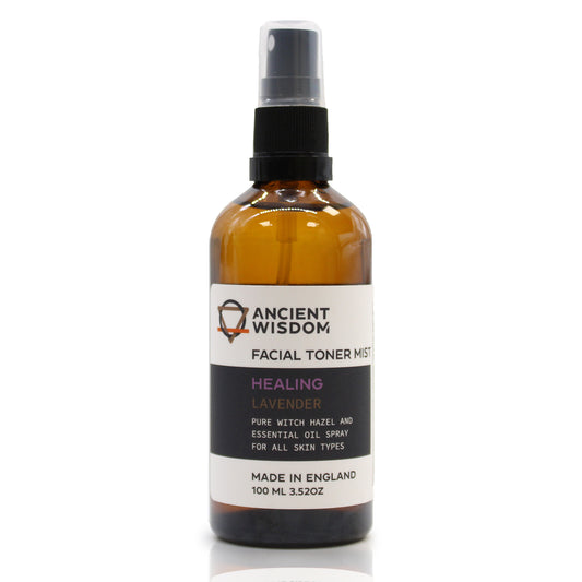 Witch Hazel with Lavender 100ml Facial Toner Mist - Healing