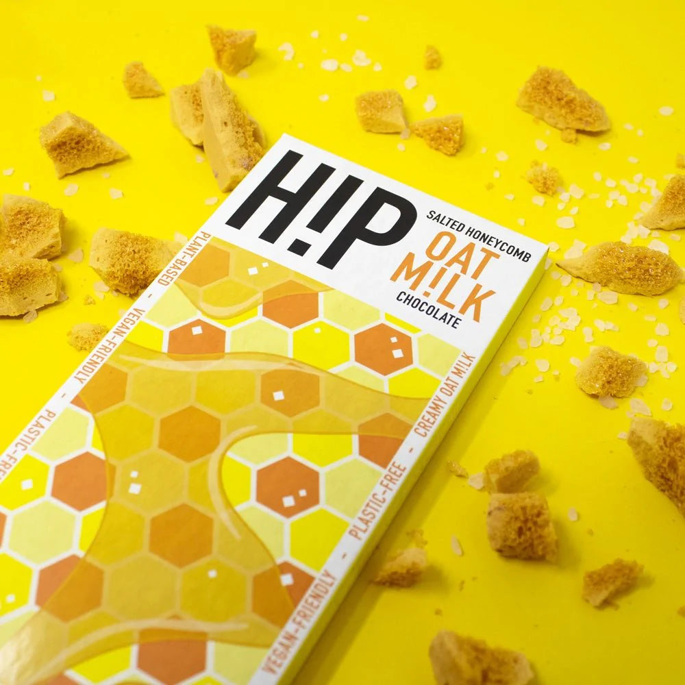 H!P Salted Honeycomb Oat M!lk Chocolate (70g)