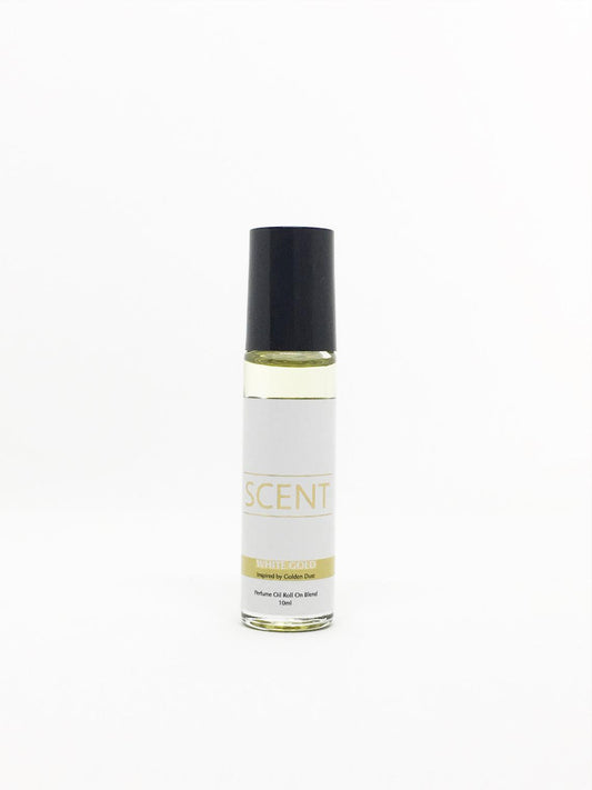 WHITE GOLD - | Vanilla, Honeysuckle, Fruit , Musk and Amber | High Quality Scent Perfume Oil | Golden Dust Oil