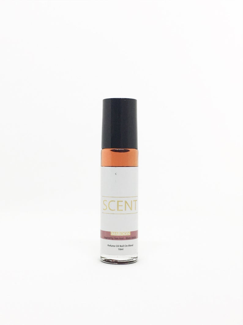 MAROON - BLACK ORCHID | Mixed Fruits, Jasmine Flower , Amber and Blackcurrant Extract High Quality Scent Perfume Oil