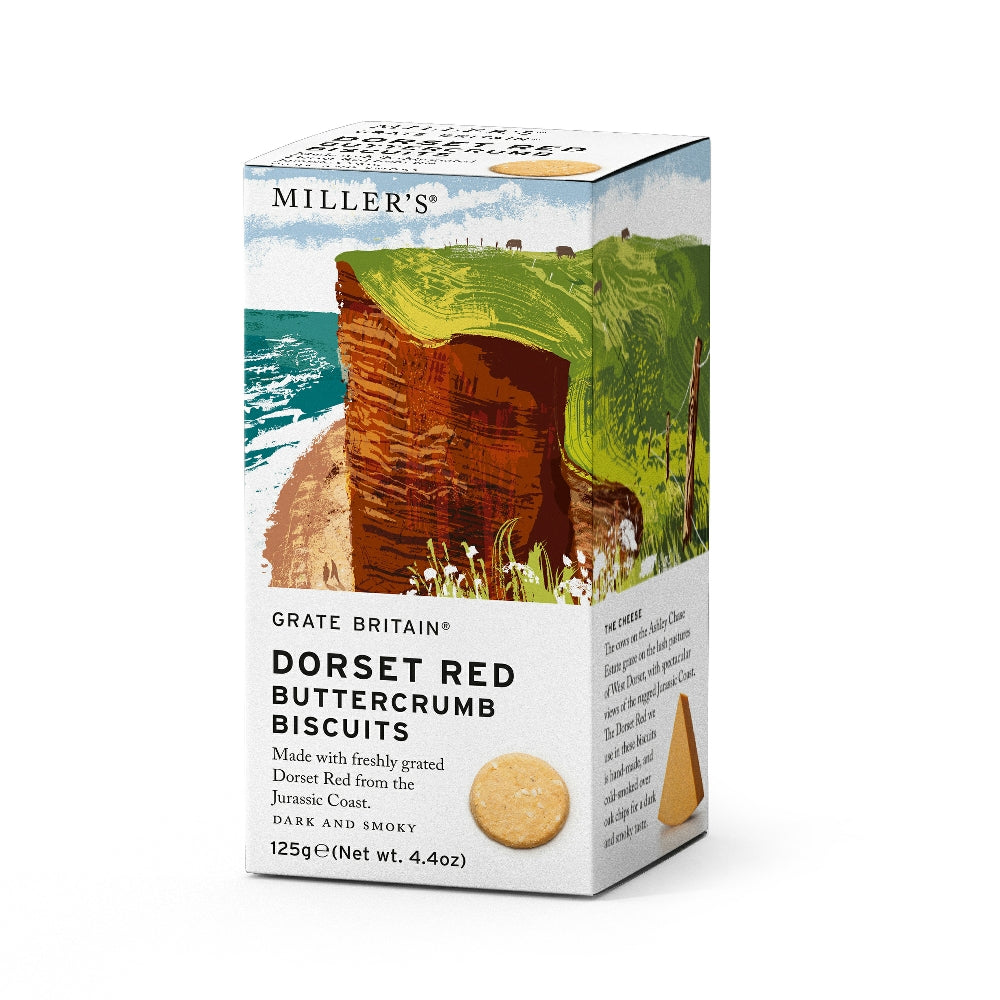 Millers Artisan Biscuits Grate Britain Dorset Red Buttercrumb Biscuits (125g)